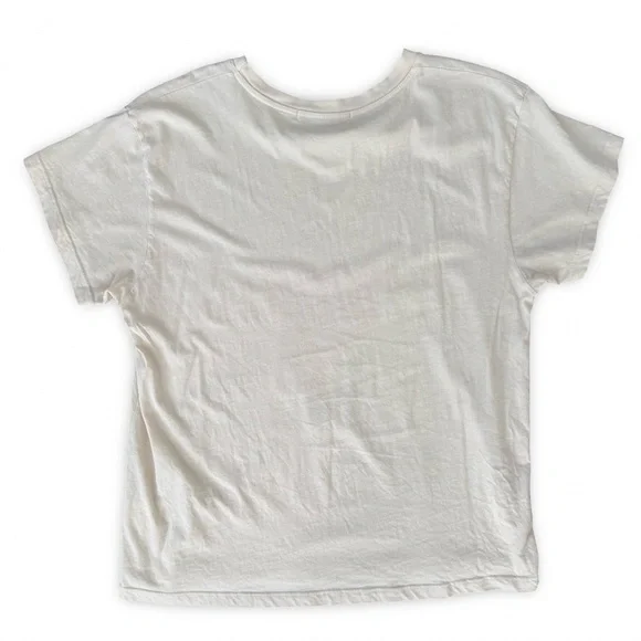 Anthropologie Cream Graphic Tee Fleetwood Mac size M - Picture 2 of 8